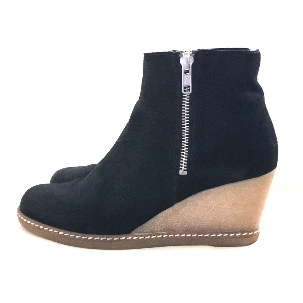 J CREW Macalister Zip Wedge Bootie ✨